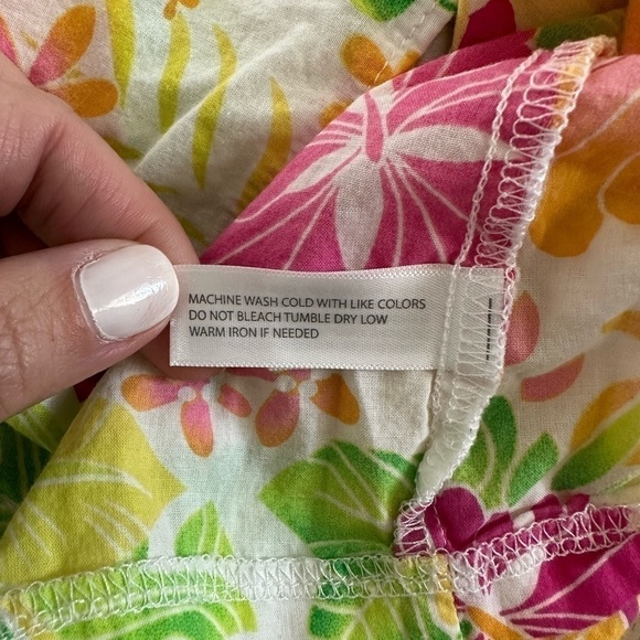 Koala Kids Girls Colorful Hawaiian Flower Spaghetti Strap Tank Top Size 12M - Picture 8 of 8